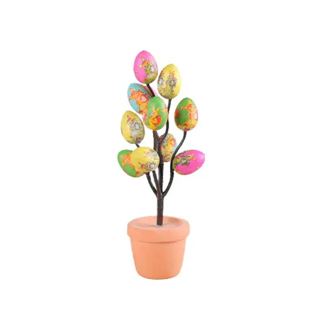 Easter Eggs Medium Potted Tabletop Ornament