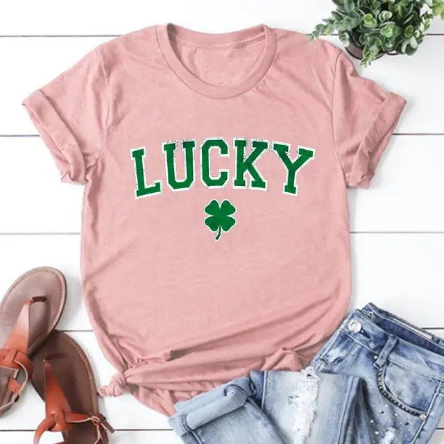 Lucky Shamrock Shirt for St. Patrick's Day Celebration