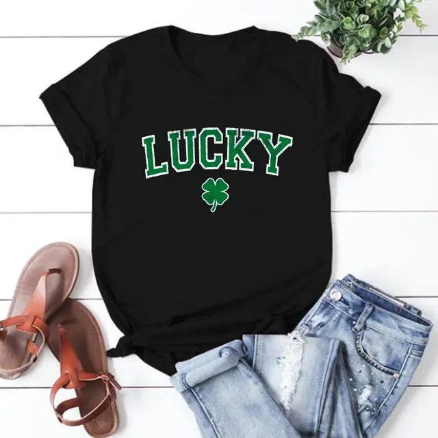 Lucky Shamrock Shirt for St. Patrick's Day Celebration