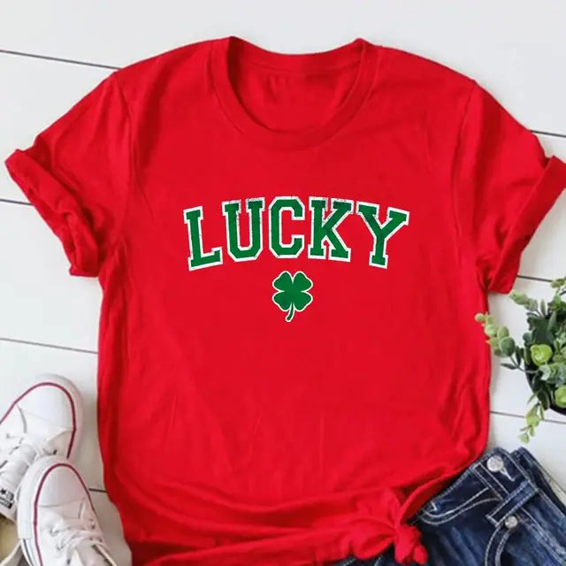 Lucky Shamrock Shirt for St. Patrick's Day Celebration