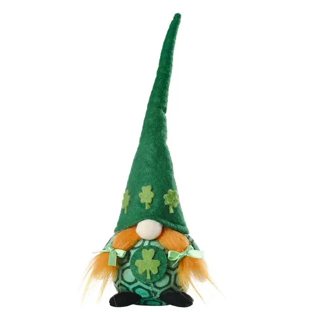 St. Patrick's Day Plush Gnome Faceless Doll Decoration