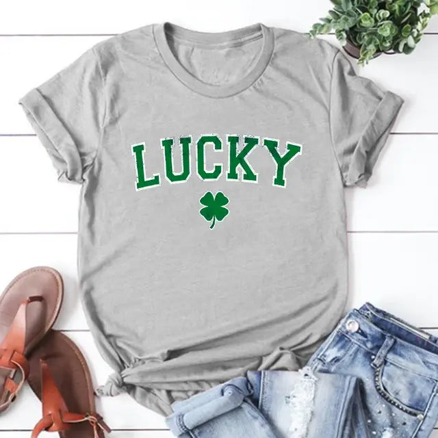 Lucky Shamrock Shirt for St. Patrick's Day Celebration