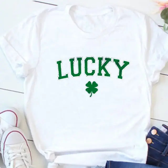 Lucky Shamrock Shirt for St. Patrick's Day Celebration