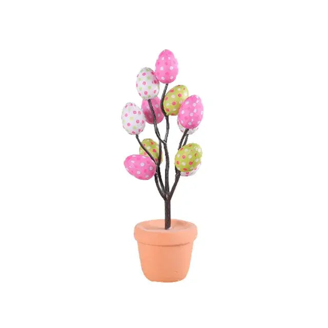 Easter Eggs Medium Potted Tabletop Ornament