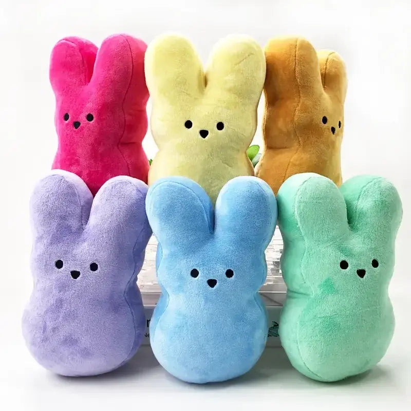 Easter Bunny Plush: Set of 6 Stuffed Rabbit Animal Plush for Festive Decorations