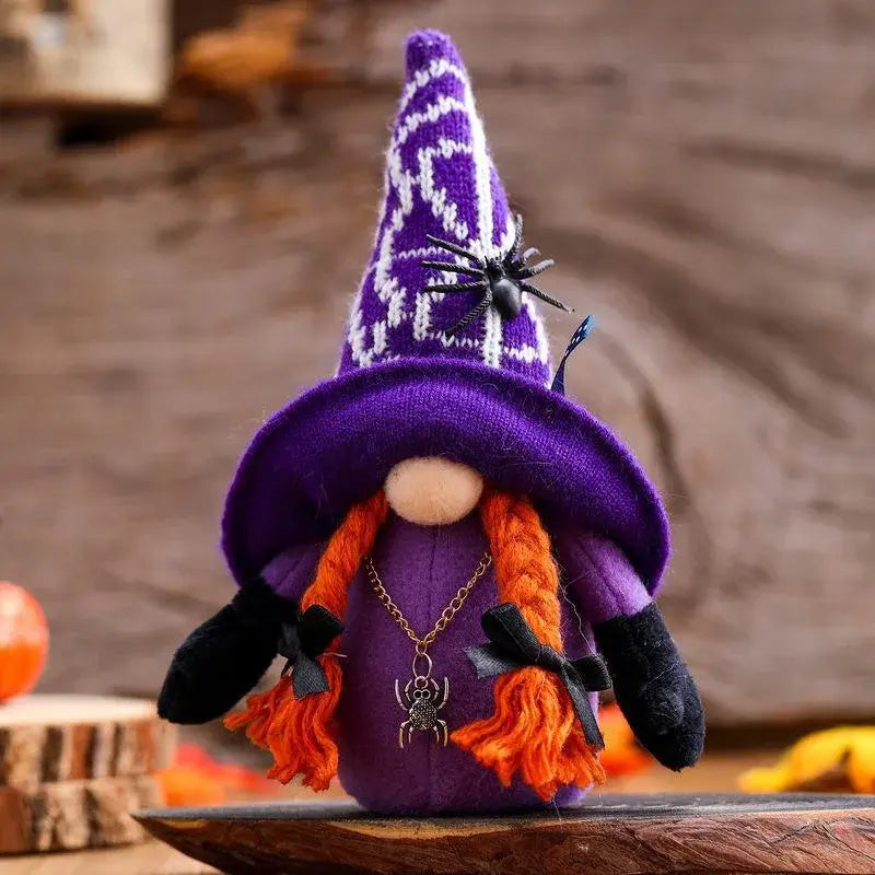 Adorable Spider Gnomes Plush Doll: Vampire Gnomes for Halloween Home Decoration