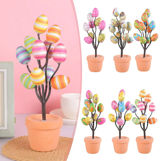 Easter Eggs Medium Potted Tabletop Ornament