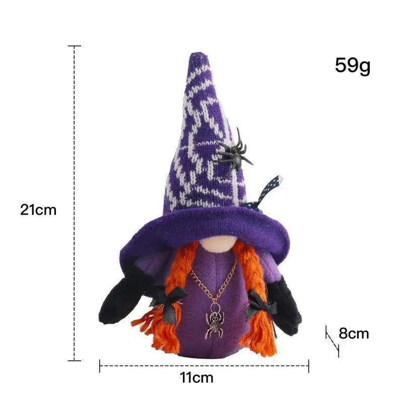 Adorable Spider Gnomes Plush Doll: Vampire Gnomes for Halloween Home Decoration