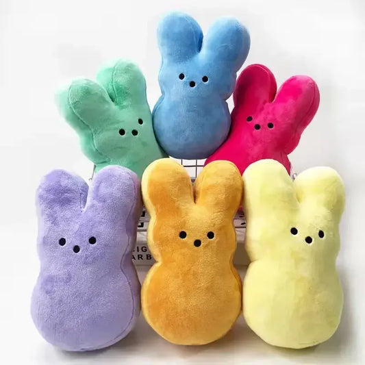 Easter Bunny Plush: Set of 6 Stuffed Rabbit Animal Plush for Festive Decorations