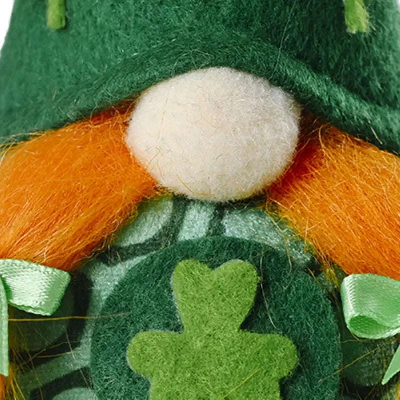 St. Patrick's Day Plush Gnome Faceless Doll Decoration