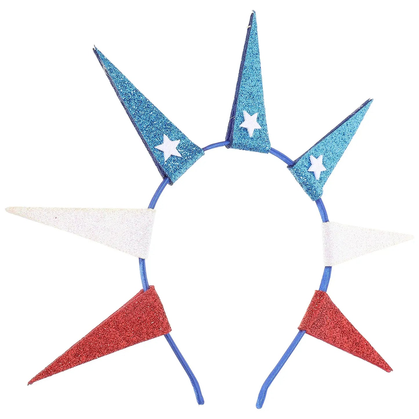 Independence Day Headband - 4th of July Headdress Tiara Costume Hair Hoop with Flash